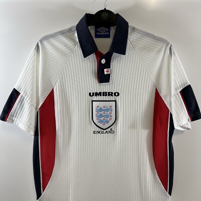 England Home Football Shirt 1997/99 Adults Medium Umbro B981 | eBay UK