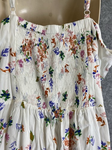 City Chic women's boho strappy floral chiffon wrap skirt dress +M/18-20 (544 - Picture 4 of 6