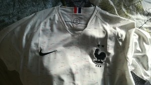 Détails Sur Maillot Equipe De France 2 Etoiles Exterieur Blanc 2018 2019 Taille Xxl