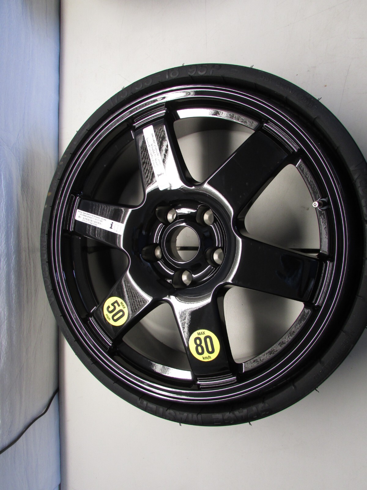 2014-2019 MASERATI QUATTROPORTE SPARE TIRE WHEEL 18'' W/ TOOL KIT OEM