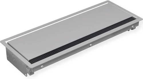 Bachmann Einbaurahmen mit Steckdosenleiste CONI built-in frame long Silber