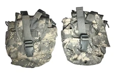 2 pcs US Military Surplus USGI 1-Quart Canteen Pouch Army Digital ACU UCP MOLLE
