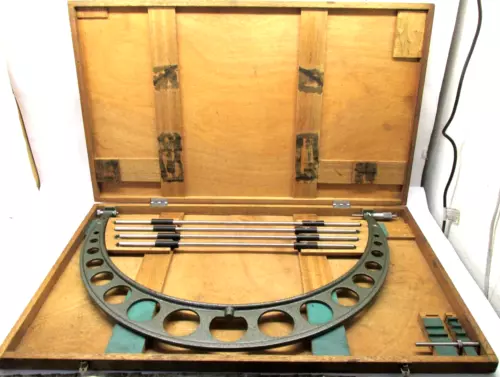 MITUTOYO 24" to 28" INTERCHANGABLE ANVIL OUTSIDE MICROMETER - .001" - #104-155