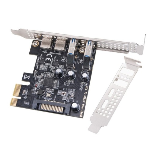 PCIE to USB 3.2 Expansion Card Support WINXP WIN7 WIN8 WIN10