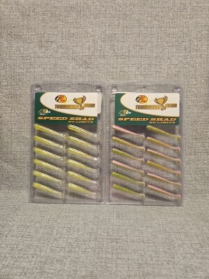 Bass Pro Shops Tournament Series Speed Shad No Limits  2 Packs Of 12  2'' 