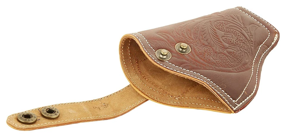 STG Italian Leather Printed Tooling Holster for 12 Magazines Revolver/Pistol - Image 2 of 4