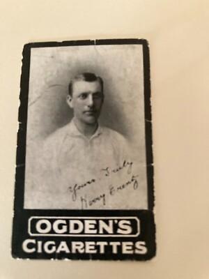 Ogdens ,Cigarette Card. 1900 .football. h erentz 1901 fa cup winners  tottenham