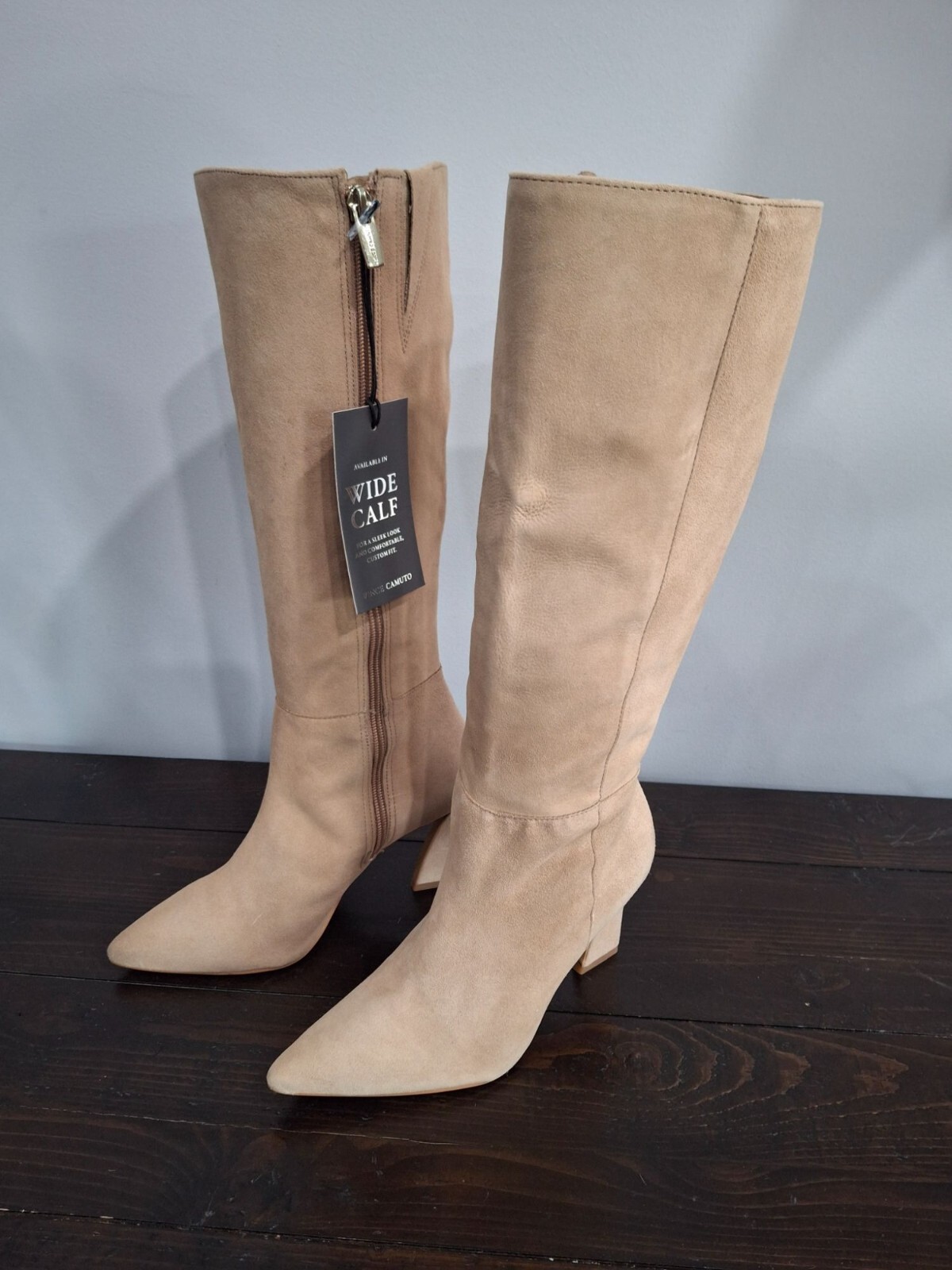 Vince Camuto Tressara Side Zip Knee-High Boots in 