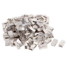 PLUG RJ-45 RJ45 CONNETTORI 100 PEZZI 8P8C PER CAVO DI RETE ETHERNET LAN SCHERMAT