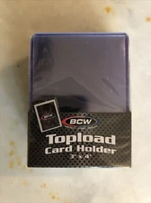 BCW 25-Pack 3” x 4” Rigid Plastic Trading Card Topload Holders 20pt