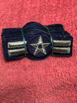 Bundle Of 20 Vandenberg USAF Airman First Class Chevrons US Air Force
