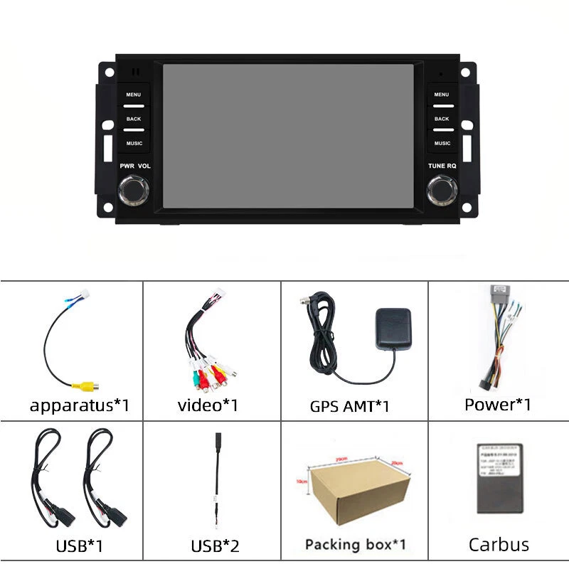 Carplay 4-64G Android For Jeep Compass Patriot 2010-16 MK Car Stereo Radio GPS - Image 2 of 4