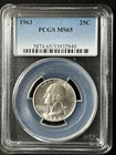 1963  25C Washington Quarter Dollar PCGS MS65  33932940