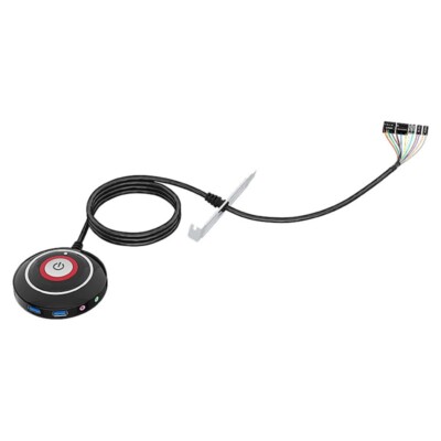 PC Button Switch Portable Desktop Computer Switch with Extension Cord PC7635