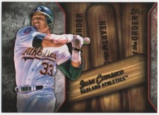 Jose Canseco 2015 TOPPS SERIES 2 Heart of the Order #HOR-5 Athletics