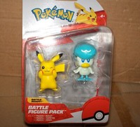 Pokemon Figuren 2Er Set Pikachu & Kwaks -Neu,Ovp,Lizenz