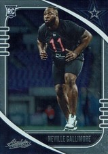 Panini NFL Football Absolute 2020 Carte N° 183 Neville Gallimore Neuf