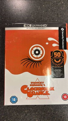 Clockwork Orange 50th Anniversary 4K Blu-Ray Boxset SEALED Spin-656