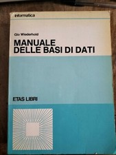 Gio Wiederhold ETAS LIBRI Manuale delle basi di dati 1986