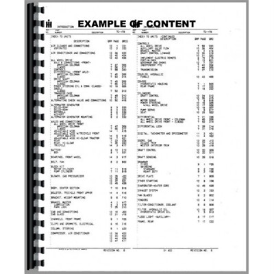 キャタピラー  部品 カタログ  D3 LGP & 3204 エンジン Caterpillar D4C Crawler Parts Manual Catalog w 3204 Engine