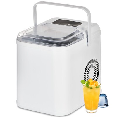 Arbeitsplatten-Eismaschine Maschine, tragbar, 12 kg Eis in 24 Stunden, 1,3 l Wassertank