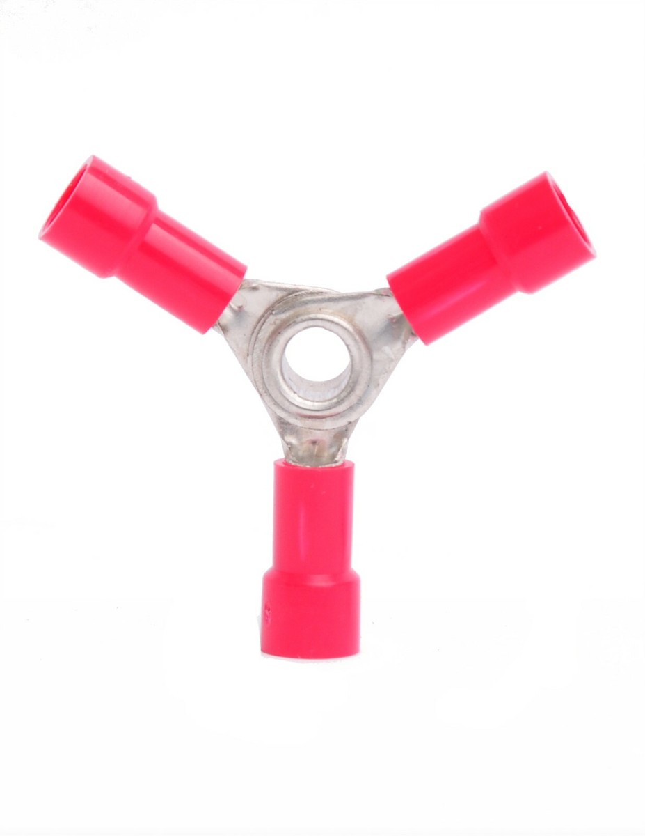 MVP 25 3-Way Wye Y Wire Terminal Splice Connector Red 18-22 AWG