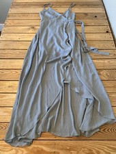 Show Me your mumu Women’s Sleeveless Wrap dress size 2XS Grey C1