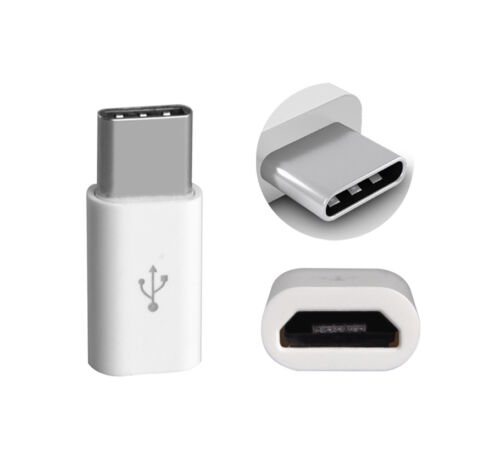 MICRO-B to MICRO-C TYPE usb reversible pin plug charger 2x/4x adapters connector - Picture 25 of 39