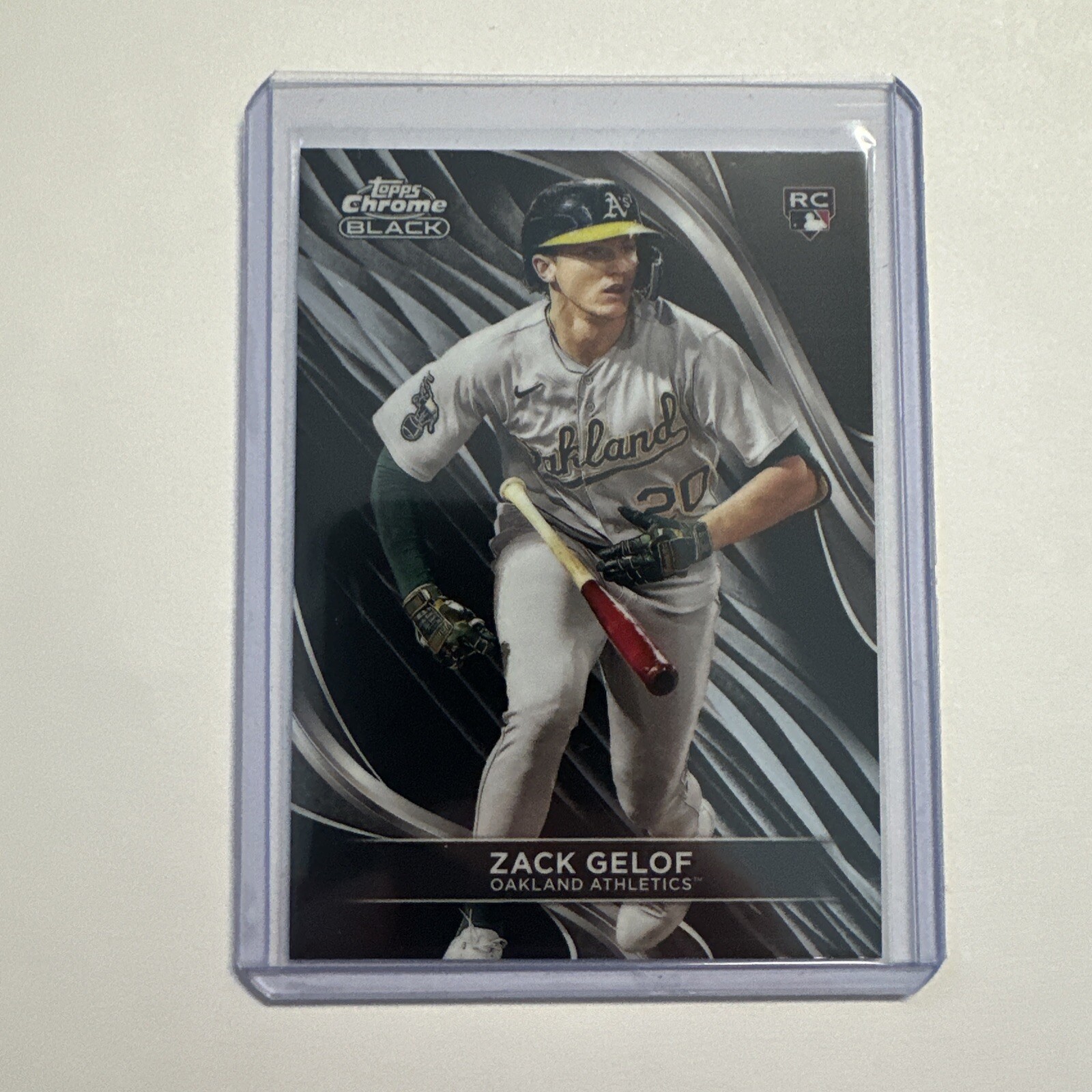 2024 Topps Chrome Black 40 Zack Gelof, Oakland Athletics RC
