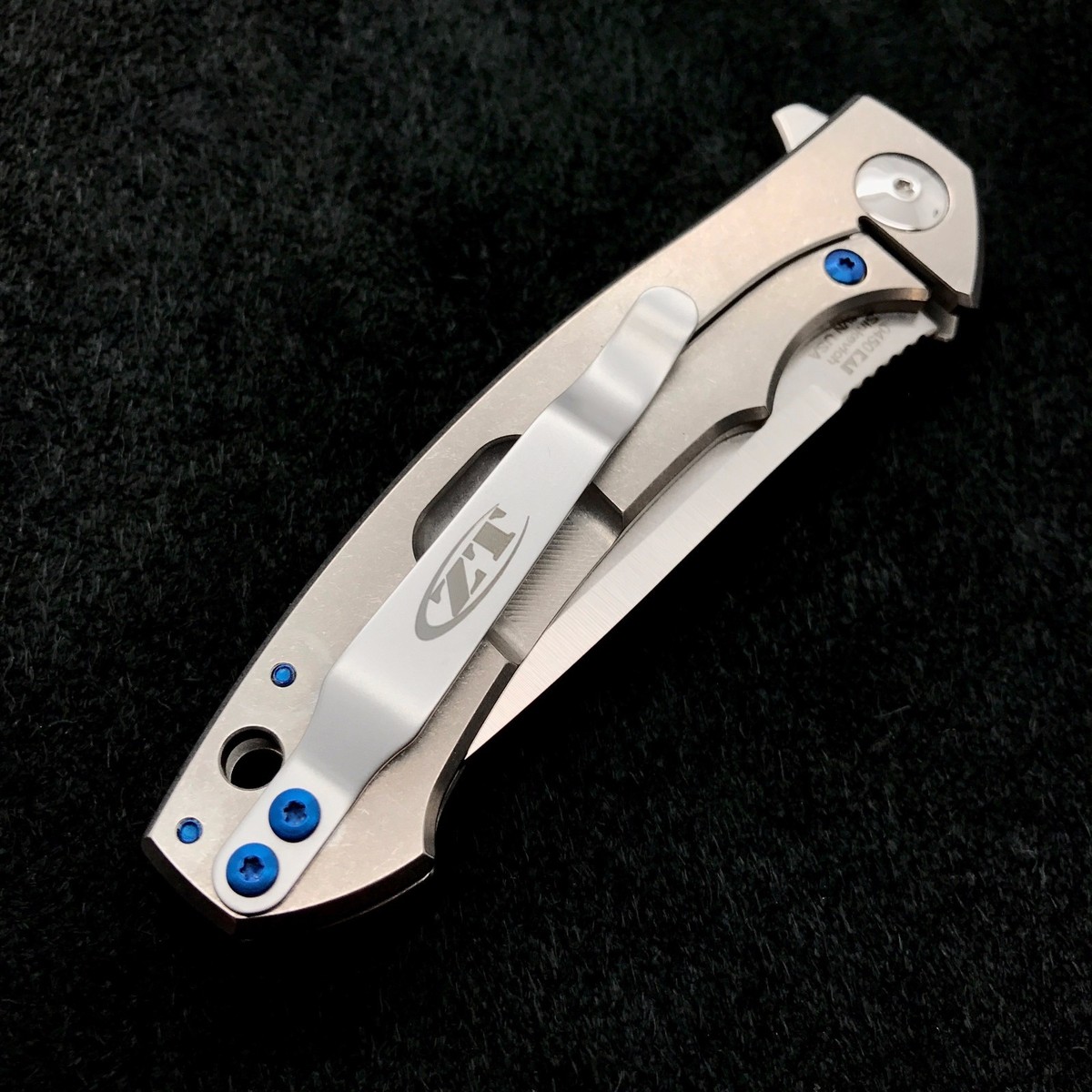 Blue Titanium [ Screw Set ] for Zero Tolerance 450 Folder ZT0450