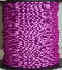3' BCY Flo Purple & Black Speckled D Loop Material Bow String Bowstring Archery