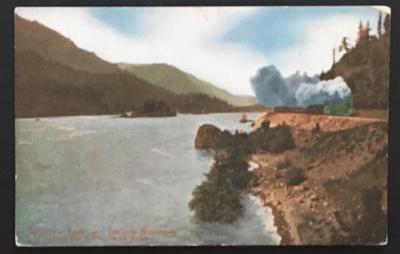 Columbia River and Cascade Mountains Portland Postcard Co P1425