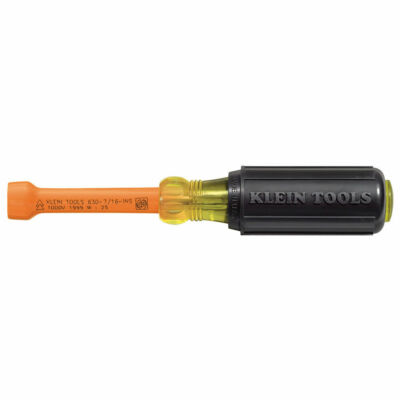 Klein Tools Insulated Cushion-Grip Nut Drivers 65058 11/32'' insulated nut driver
