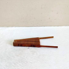 Vintage Beautiful Handmade Foldable Hand Fan Wooden Decorative Collectible W68