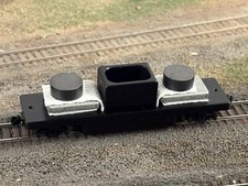 N-scale track cleaning car