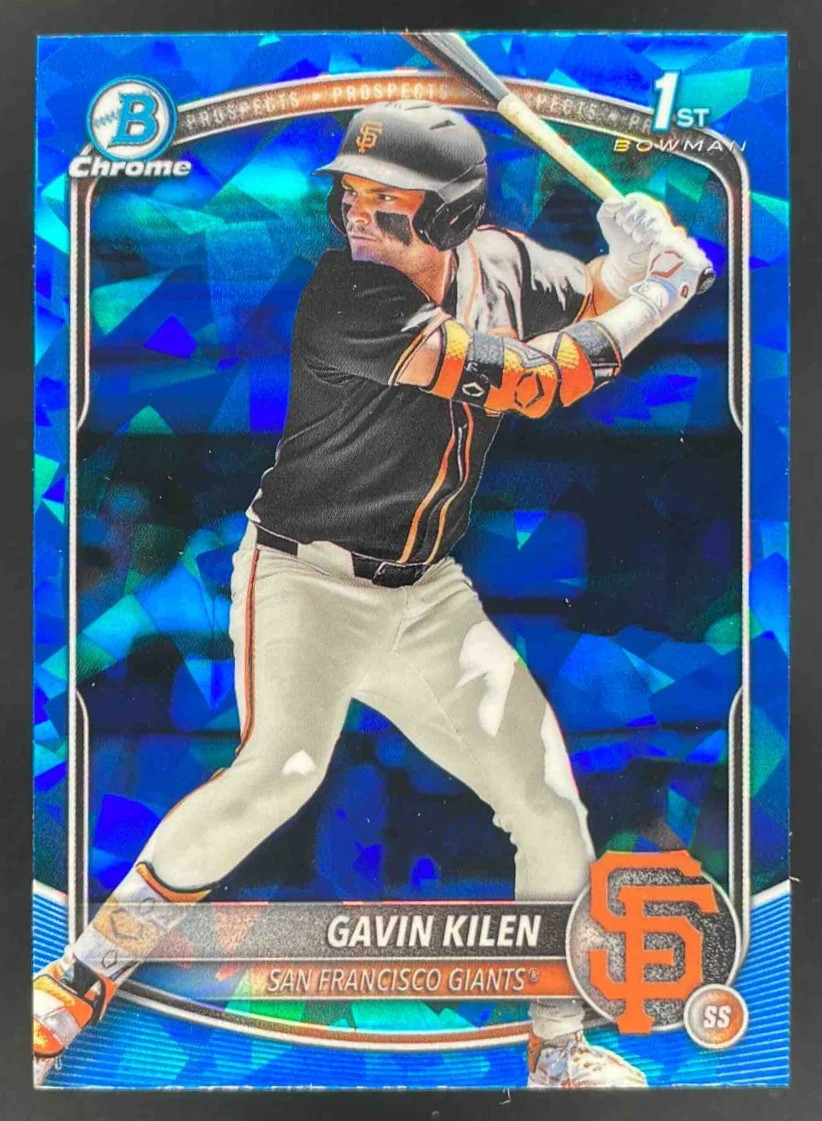2025 Bowman Draft Sapphire Chrome #BDC-40 Gavin Kilen RC