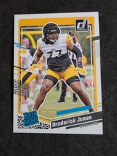 2023 Donruss #385 Broderick Jones RR RC Pittsburgh Steelers Football Card