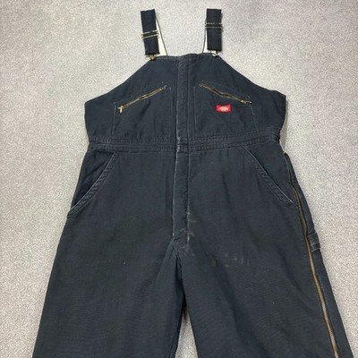Dickies Latzhose Erwachsene 38x30 schwarz Latzhose Arbeitskleidung gefüttert Zimmermann Herren