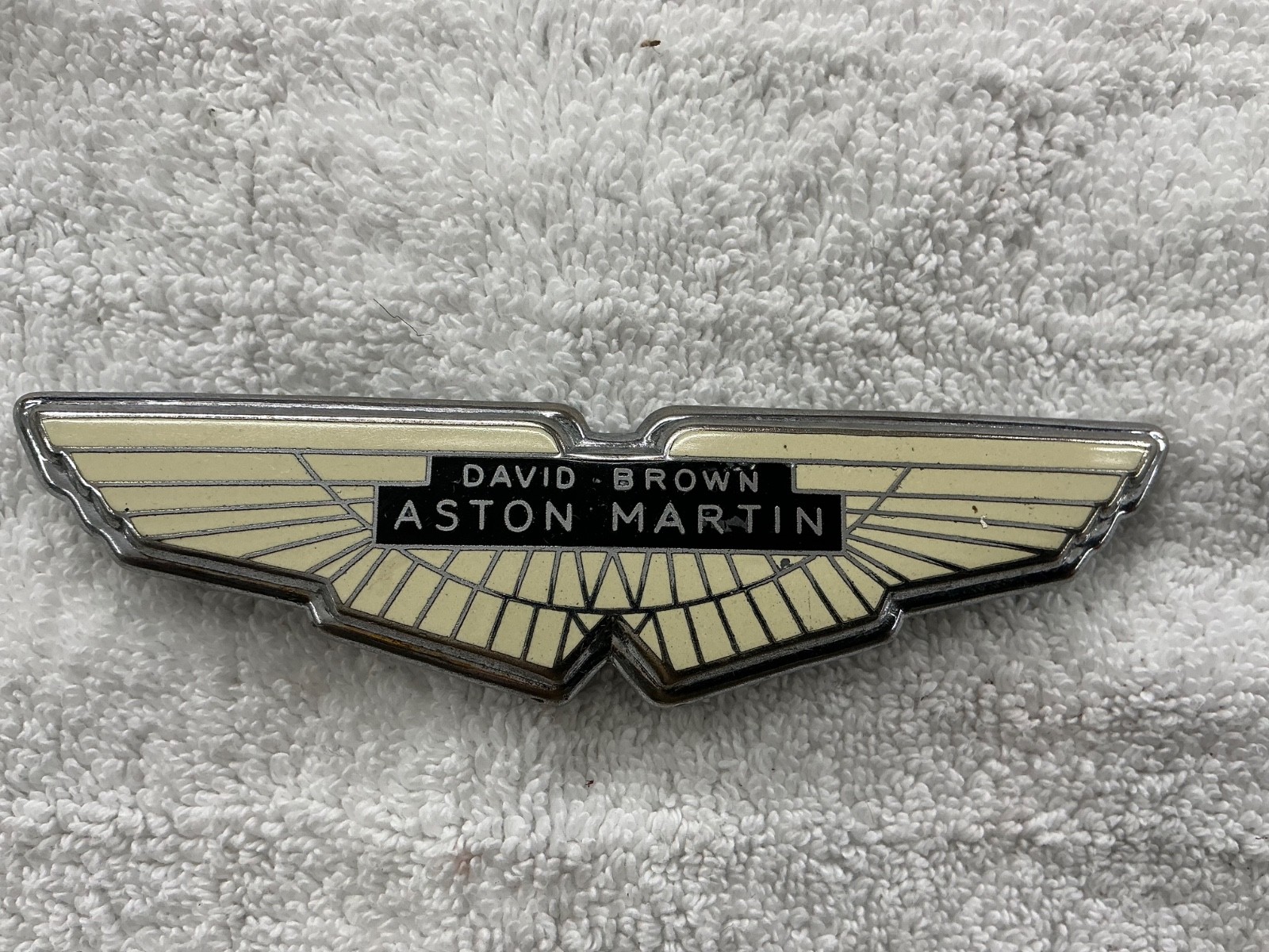 Aston Martin enamel wing badges