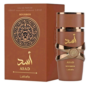 Lattafa Asad Bourbon Eau de Parfum 100ml Parfum Original Neu OVP