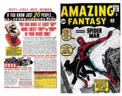 Facsimile reprint covers only to AMAZING FANTASY #15 - Silver Age Spider-Man