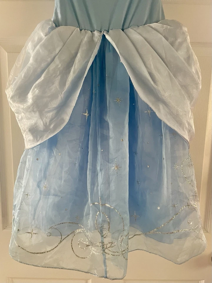 Disfraz Disney Store Princesa Cenicienta Vestido Azul Vestido de Baile Bibbidi Bobbidi Foto 4 de 4