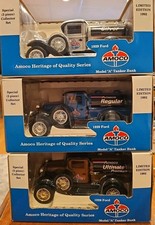 Liberty Classics Diecast 1929 Ford Model A Tanker Banks Blue, Silver, Gold NOS