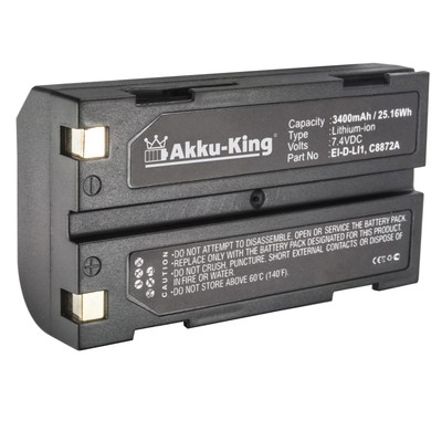 Akku für Trimble 5700 Receiver 5800 92600 DINI03 MT1000 R4 R6 R7 R8 - 3400mAh
