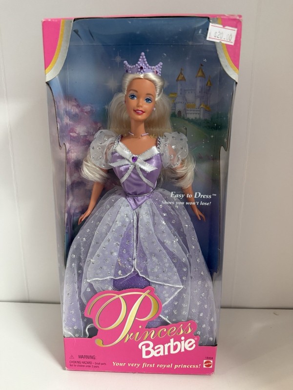 Mattel Barbie Princess Barbie Doll Blonde Blue Eyes 11in in Original Box