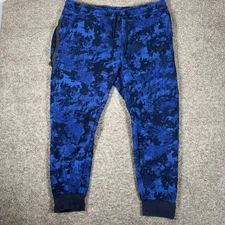 Nike Sportswear Tech Fleece Pants Joggers 2XL Camo Blue Royal HV5053-480