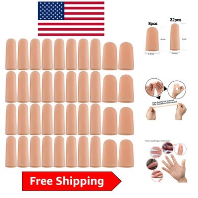 Adjustable Gel Finger Cots - Soft Silicone Covers for Arthritis & Skin Care