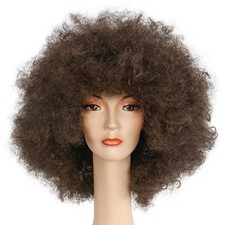 Adults Light Chestnut Brown Super Deluxe Afro Wig