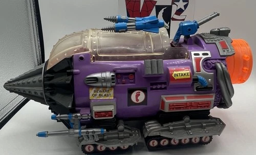 Vintage Teenage Mutant Ninja Turtles TMNT Module Drill Vehicle 1990s Incomplete