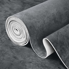 Dark Grey Suede Headliner Fabric 1/8 Foam Backed Automotive Upholstery 54x60